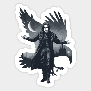 Crow City Sticker